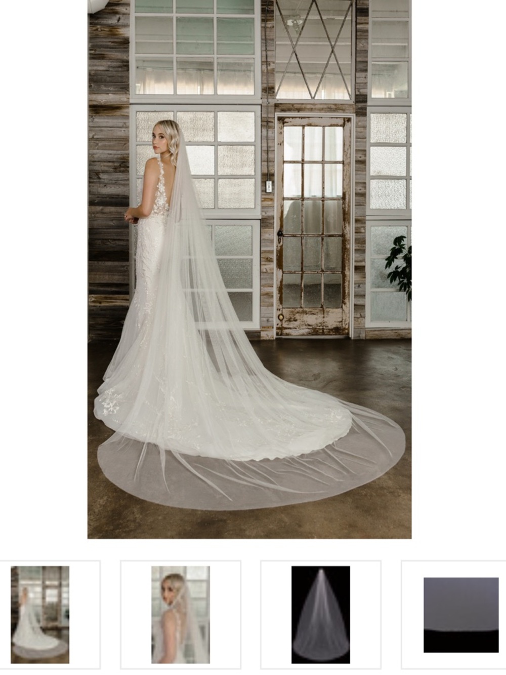 enVogue Bridal Wide Cathedral Veil - Ivory - Brand New with Tag!!